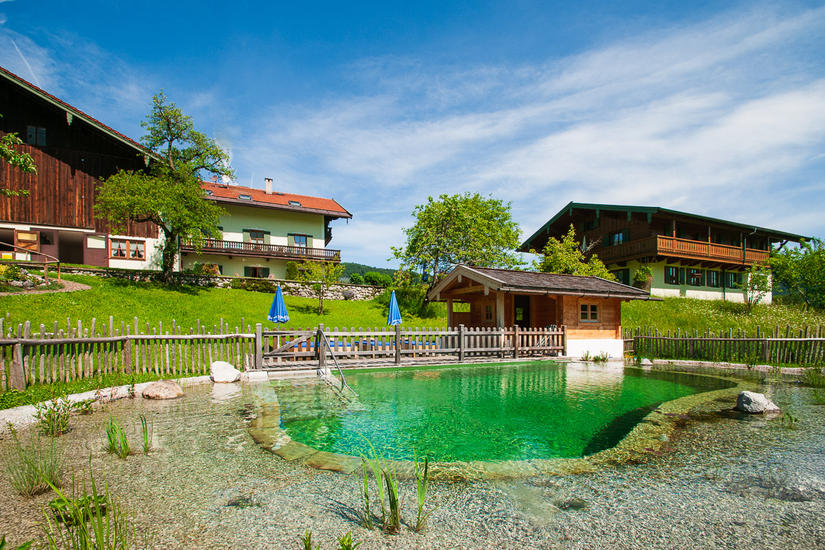 Plenkhof Fam. Thullner Bauernhof Schwimmteich