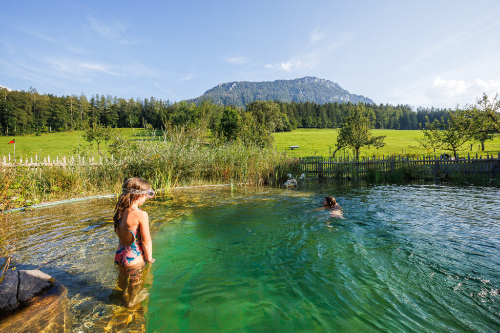 Plenkhof Fam. Thullner Bauernhof Schwimmteich